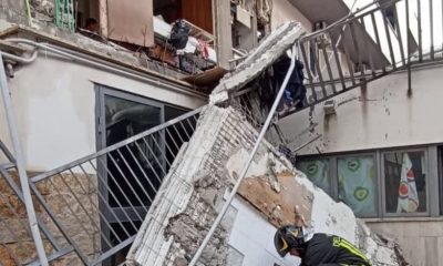 Esplosione di una palazzina a Torre Angela